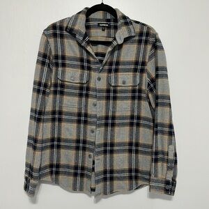 EXPRESS button down fleece shirt